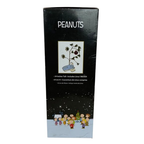 Peanuts Charlie Brown 24 inch Christmas Tree With Linus Blanket & Ornament - Picture 3 of 4